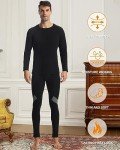 Men's Thermal Underwear Set: Lightweight Long Johns