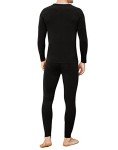 Men’s Ultra Warm Thermal Underwear Set - Black
