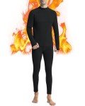 Men's Thermal Underwear Set - Fleece Lined Long Johns