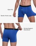 INNERSY Men's Stretchy Cotton Boxer Briefs Multipack