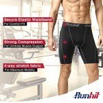 Runhit Men's 3-Pack Compression Yoga Shorts