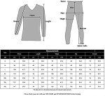 Men's Thermal Underwear - 2 Pack Black Long Johns