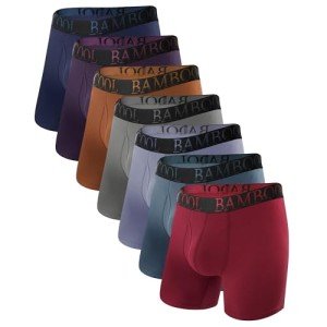 Bamboo Cool Men's 7-Pack Soft Boxer Briefs