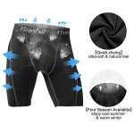 Runhit Men's 3-Pack Compression Yoga Shorts