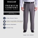 Haggar Men's Classic Fit Pleat Front Dress Pants