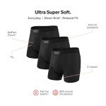Saxx Men's Ultra Soft Boxer Briefs - 3 Pack