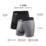 Saxx Vibe Boxer Briefs for Men - 2 Pack