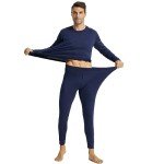 Men's Thermal Underwear Long Johns - 2 Pack