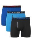Hanes X-Temp Men's Boxer Briefs 3-Pack, Large