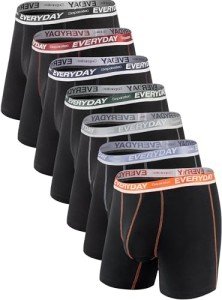 Separatec Men's Stretch Cotton Boxer Briefs - 7 Pack