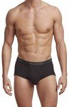 Standfield Men's 6-Pack Black Cotton Briefs, Large