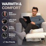 Men's Thermal Long Johns Leggings - Black