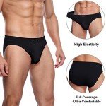 Wirapara Men's Super Soft MicroModal Briefs 4-Pack