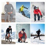 Men's Fleece Lined Thermal Long Johns - Light Gray