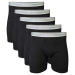 Gildan Men's Black Boxer Briefs 5-Pack, XX-Large