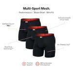 SAXX Men's Boxer Briefs 3-Pack - Black