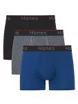 Hanes Men's Total Support Pouch Trunks - 3 Pack