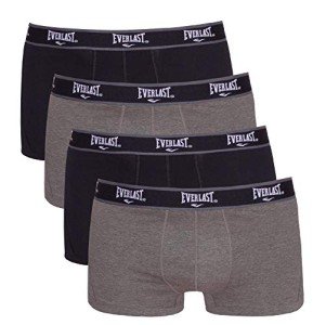 Everlast Men's 4-Pack Trunks - Black/Grey