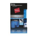 Hanes X-Temp Men's Trunks, 3-Pack, Moisture Wicking