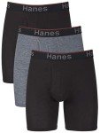 Hanes Men's Boxer Briefs with Support Pouch - 3 Pack