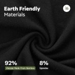 Men's Bamboo Boxer Briefs - Soft & Comfy (4 Pack)