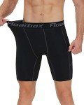 Roadbox Men's Compression Running Shorts with Pocket