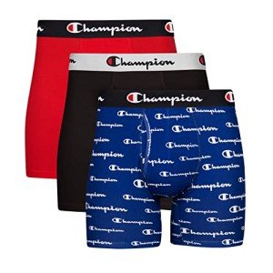 Champion Men's Moisture-Wicking Boxer Briefs Multipack