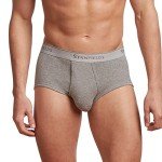 Men's Cotton Briefs 3-Pack in Grey Heather