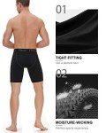 Roadbox Men's Compression Running Shorts with Pocket