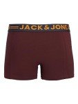 JACK & JONES Men's Burgundy Trunks 3-Pack