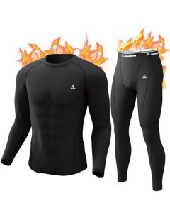 Men’s Thermal Fleece Lined Long Johns Set