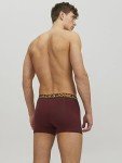 JACK & JONES Men's Burgundy Trunks 3-Pack