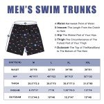 Men's Compression-Lined Swim Shorts - Black & Grey