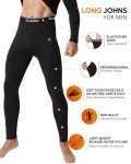 Men’s Thermal Fleece Lined Long Johns Set