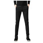 Men's Classic-Fit Stretch Dress Pants - Black