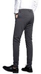 Men's Slim Fit Stretch Dress Pants - Charcoal