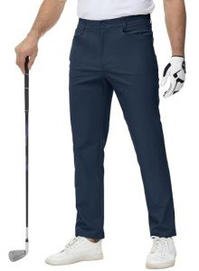 Men's Stretch Lightweight Waterproof Golf Pants - Navy