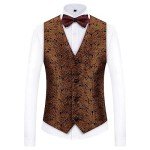 Men's Gold 3-Piece Skinny Tuxedo Suit Set