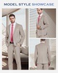Men's Slim Fit 2-Piece Suit Set - Green