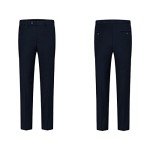 Men's Dark Blue Chinese Tunic Suit Set