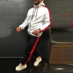 Big & Tall Men's Green Sport Coat Tracksuit Set