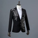 Luxury Men's Embroidered Tuxedo Suit Set