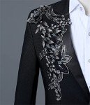 Luxury Men's Embroidered Tuxedo Suit Set