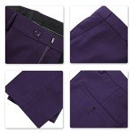 Purple Slim Fit 2-Piece Men's Suit Set
