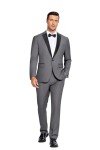 COOFANDY Men's Slim Fit 2-Piece Tuxedo Suit