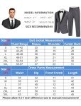 COOFANDY Men's Slim Fit 2-Piece Tuxedo Suit