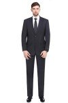 Charcoal Classic Fit Men's 2-Piece Suit Set