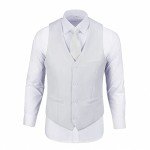 Furuyal Men's White 2-Piece Suit Set