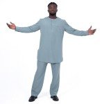 Men's African Stripe Blazer and Pants Set