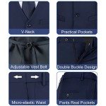 Navy Slim Fit Men's 2-Piece Suit Set